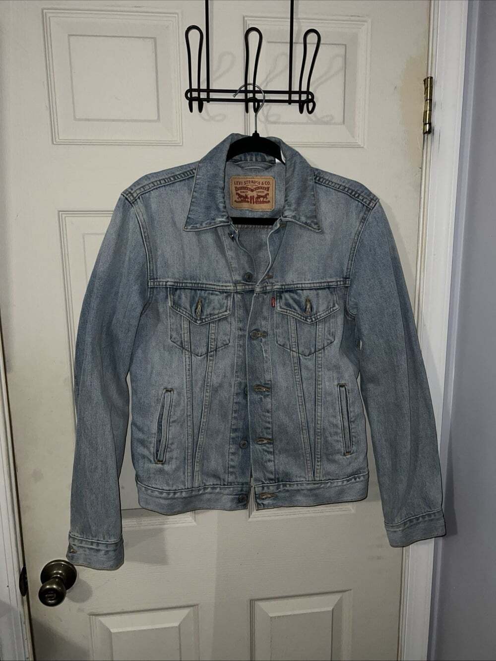 Levi Strauss & Co Original Blue Denim Jean Jacket Women Size Small